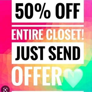 50% OFF Entire Closet 